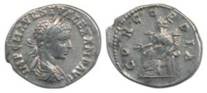 Roman, Severus Alexander, Silver Denarius, Antiochia, Syria, obv. IMP C M AVR SEV ALEXAND 