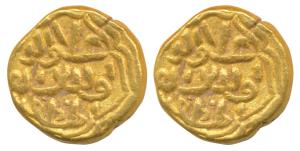 Ala al-Din Husain Shah (AH 899-925, 1493-1519 AD), Gold Tanka, 10.66g, with the ruler’s ti