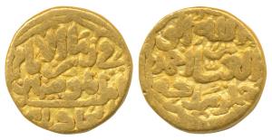 Muhammad Shah III bin Tughluq (AH 725-752, 1325-1351 AD), Gold Tanka, 11.91g, Hazrat Delhi