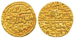 Ala al Din Mahmud Shah I, Gold Tanka, 10.75g, Shadiabad Mint, Sikandar al sani type (G&G M