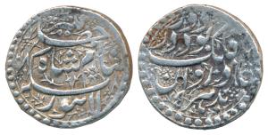 Jahangir, Silver Heavy Rupee, 25% over weight hence known as ’Sawai’ Rupee, Lahore Mint, T