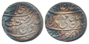 Shah Alam II (AH 1174-1221, 1759-1806 AD), Silver Rupee, 11.29g, Dar-ul-Khilafat Shahjahan