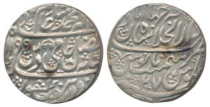 Shah Alam II, Silver Rupee, 11.21g, Dar-ul-Khilafat Shahjahanabad Mint, AH 1199/27, Hami d