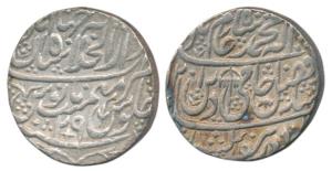 Shah Alam II, Silver Rupee, 11.1g, Dar-ul-Khilafat Shahjahanabad Mint, AH 1201/29, Hami di