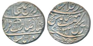 Shah Alam II, Silver Rupee, 11.21g, Dar-ul-Khilafat Shahjahanabad Mint, AH 1205/32, Sahib-