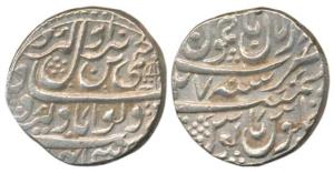 Ranjit Dev (AH 1155-1194, 1742-1780 AD), Silver Rupee, 11.23g, Dar al-aman Jammu Mint, RY 