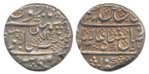 Krishna Raja Wodeyar, Silver Rupee, 11.35g, Mysore Mint, AH 1229/74 Frozen date, in the na