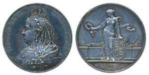 Victoria’s Diamond Jubilee Medal, Large Silver Medal, 75.45g, 1837-1897, matured bust of t