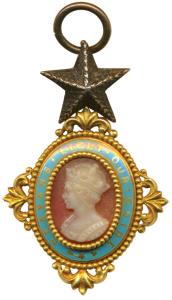 The Most Exalted Order of the Star of India, Companion’s Neck Badge (C.S.I.), gold, silver