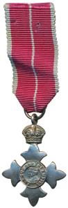 The Most Excellent Order of the British Empire, (M.B.E.) 2nd type, Military Division, memb