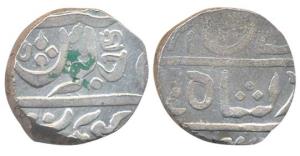 Silver Rupee, 11.16g, in the name of Shah Ali Gauhar, Muhiabad Poona Mint but produced loc