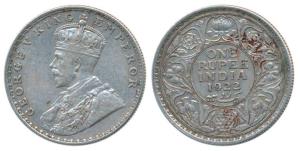 George V, Silver Rupee, 1922, Bombay Mint, (Prid 228). Very Fine+, Scarce.