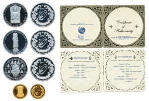 Lord Buddha- Mahaparinirvana, a Medallion Set to commemorate the 2550th anniversary of Lor
