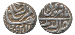 Jahangir, Silver Rupee, 11.37g, Akbarnagar Mint, Month Farwardin, RY (1)3 (KM 145.4). Very