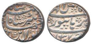 Jahangir, Silver Rupee, 11.49g, Burhanpur Mint, Month Bahman, AH 1037/22 (KM 145.5). About