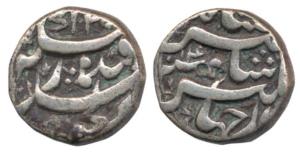Jahangir, Silver Rupee, 11.17g, Qandahar Mint, AH 1029/14 (KM 142.2). Very Fine.