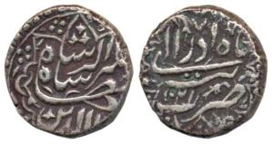 Jahangir, Silver Rupee, 10.75g, Tatta Mint, Month Azar, AH 1021, ornamental border (KM 145