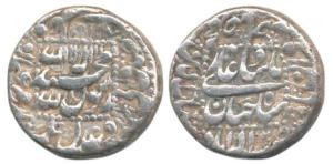 Shah Jahan, Silver Rupee, 10.86g, Akbarabad Mint, AH 1056/20, legend within dotted square 