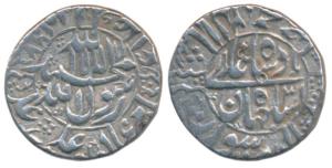 Shah Jahan, Silver Rupee, 11.28g, Surat Mint, AH 1067/31, legend within a circle on both s