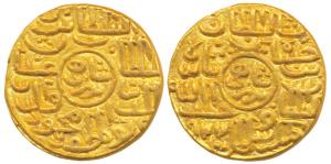 Ghiyath al-din Mahmud, Gold Tanka, 10.73g, AH 933, Badr Shahi series, Khallada Allah Mulka