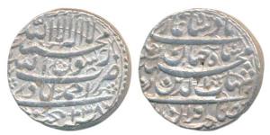 Shah Jahan, Silver Rupee, Ahmedabad Mint, AH 1038/Ahd (KM 224.1). About Extremely Fine.