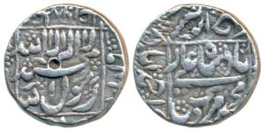Murad Bakhsh (AH 1068/1658 AD), Silver Rupee, 11.43g, Ahmedabad Mint, AH 1068, complete mi