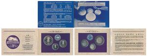 1991 Proof Set, 37th Commonwealth Parliamentary Conference, set of 3, Rupee 1 to 10. In im
