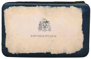 Barbados, 1974 Proof Set, Silver 5 and 10 Dollars, Cupro-Nicklel 2, 1 Dollar, and 25, 10, 