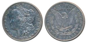 United States of America, Silver Morgan Dollar, 1878, (KM 110). Very Fine+.