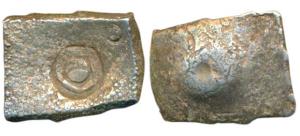 Archaic Punch Marked Coinage, ’Narhan Hoard’ type, attributed to Shakya Janapada (c. 600-5