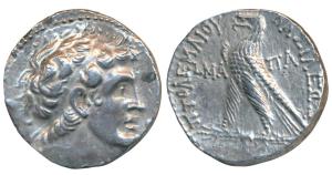 Ptolemaic Kings of Egypt, Ptolemy VI Philometor, Second reign (163-145 BC), Silver Tetradr