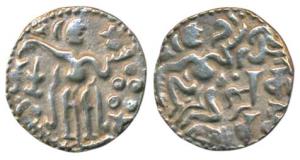 Ceylon, Shri Lankan Kings (10th century AD), Base Gold Kahavanu, 2.74g, Chola-type issues,
