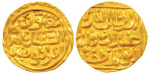 Ghiyath Al-din Tughluq (AH 720-725, 1320-1325 AD), Gold Tanka, 11g, Qila Deogir Mint (G&G 