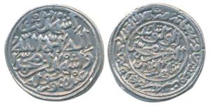 Muhammad Shah III bin Tughluq, Silver Adli, 9.05g, Hadrat Dehli Mint, AH 726, al wathiq ty