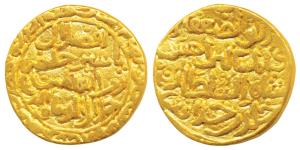 Jalal al-din Ahsan Shah (AH 734-740, 1333-1339 AD), Gold Tanka, Hadrat Madhura Mint, 10.94