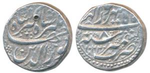 Jahangir, Silver Rupee, 11.41g, Kashmir Mint, Month Shaharewar, AH 1022/8 (KM 145.10). Ver