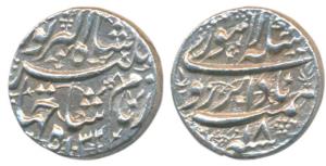 Jahangir, Silver Rupee, 11.21g, Lahore Mint, Bada Bar Hamesha couplet, AH 1032/18 (KM 149.