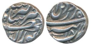 Jahangir, Silver Rupee, 11.04g, Tatta Mint, Month Farwadin, RY 18, (KM 145.17). Very Fine+