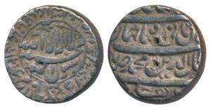 Shah Jahan, Silver Rupee, 11.35g, Delhi Mint, Kalima within circle on obv., AH 1044, (KM 2