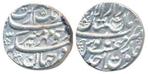 Aurangzeb, Silver Rupee, 11.41g, Dar-ul-Aman Multan Mint, AH 1070/Ahd, Mihire Munir couple