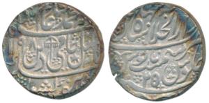 Shah Alam II, Silver Rupee, 11.33g, Dar-ul-Khilafat Shahjahanabad Mint, AH 1198/25, Hami d