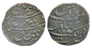 Taimur Shah, Silver Rupee, 10.78g, Kashmir Mint, Error, Date mismatch, RY 3 instead of 13,