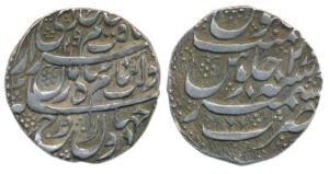 Shah Zaman (AH 1207-1216, 1793-1801 AD), Silver Rupee, 10.77g, Kashmir Mint, AH 1209/2 (KM