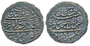 Tipu Sultan, Silver Rupee, 11.33g, Patan Mint, AM 1217/7, (KM 126). About Extremely Fine, 