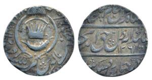 Amjad Ali Shah (AH 1258-1263, 1842-1847 AD), Silver Rupee, 11.13g, Mulk Awadh Bait us-Sult