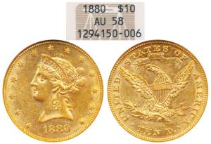 United States of America, Gold $10, 16.78g, Liberty head on obv., Motto ’IN GOD WE TRUST’ 