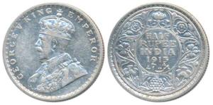 George V, Silver ½ Rupee, 1913, Calcutta mint, (Prid 320). Very Fine+, Scarce.