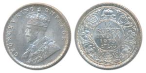 George V, Silver ¼ Rupee, 1930, Calcutta Mint, (Prid 451). Uncirculated.