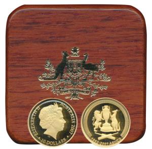 Australia, Gold $10, 3.11g, 2007, 125 years of the Ashes series between England and Austra