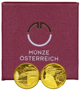 Austria, Gold 50 Euro, 10g, 2011, 200 Years of Jahre Museum in Graz. Proof, within origina